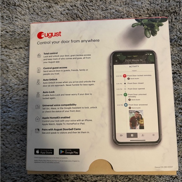August Smart Lock Pro with Wi-Fi Bridge - Picture 2 of 4